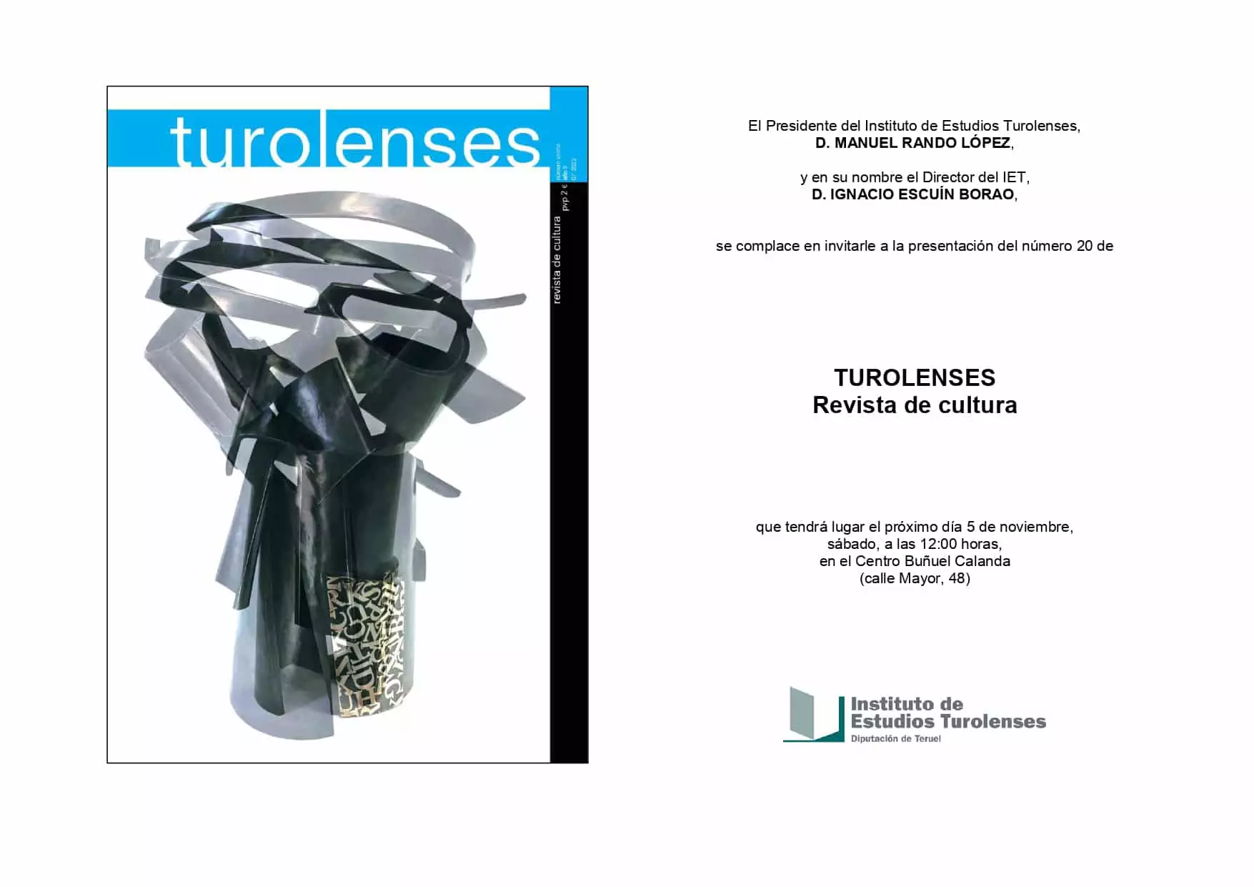 Invitacion TUROLENSES 20