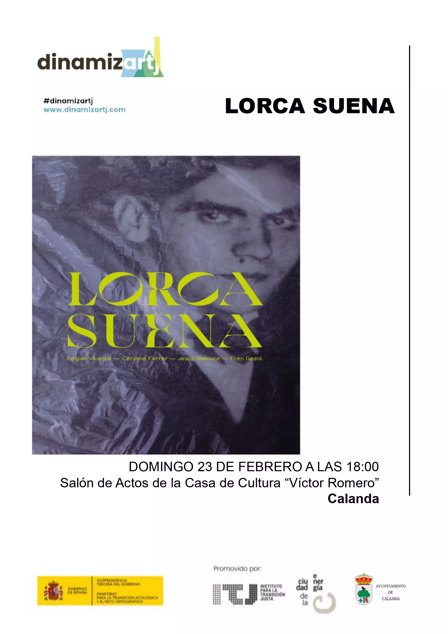 CARTEL LORCA SUENA